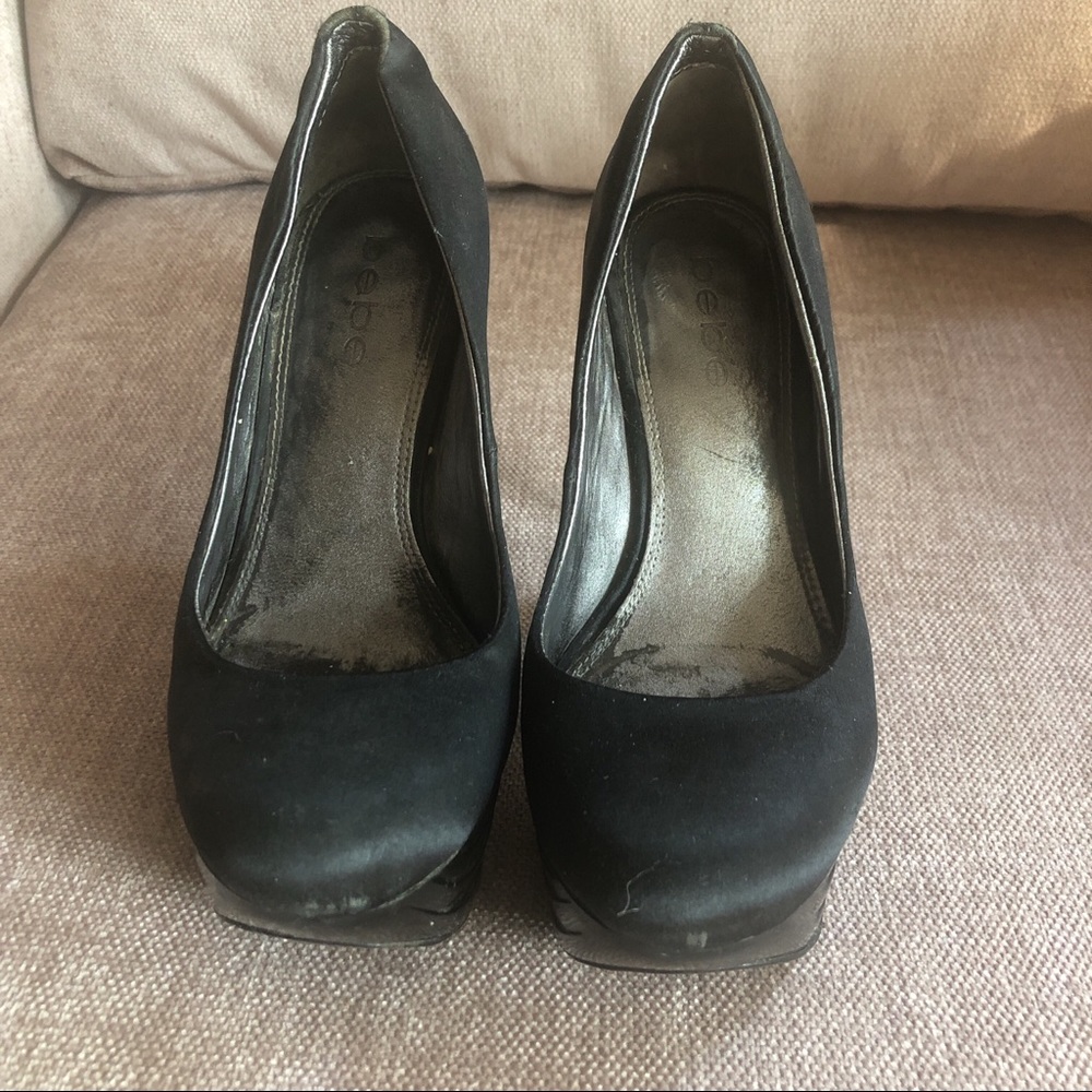 🖤👠 Bebe Riley Platform Pumps - Picture 4 of 7